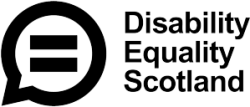 Disability Equality Scotland logo
